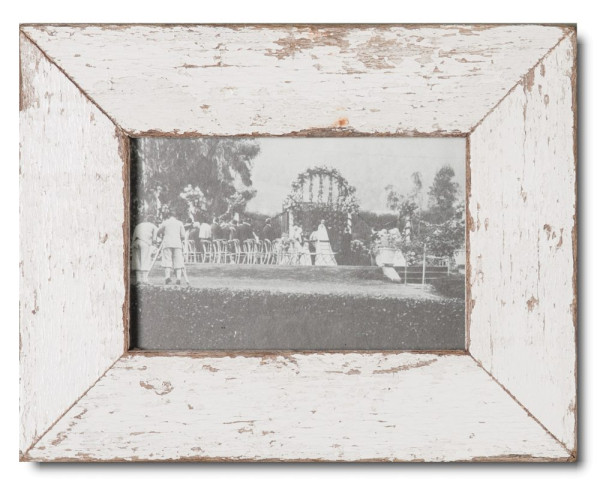 Distressed wood frame for the picture size 15 x 10 cm