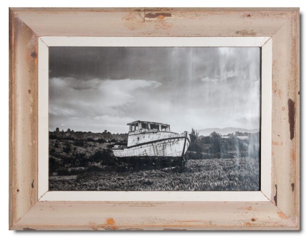 Bilderrahmen aus recyceltem Holz für Fotoformat 29,7 x 42 cm aus Kapstadt