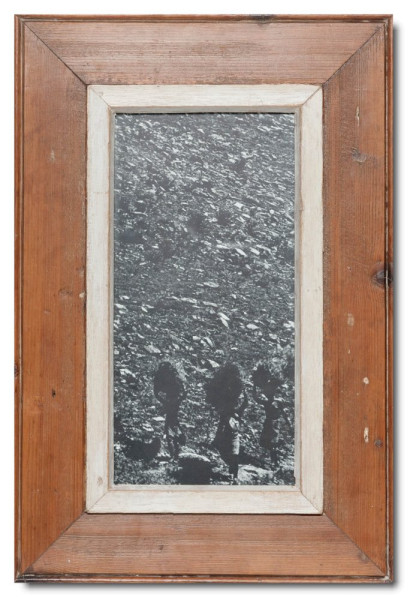 Panorama-Bilderrahmen aus recyceltem Holz für die Fotogröße 14,8 x 29,7 cm